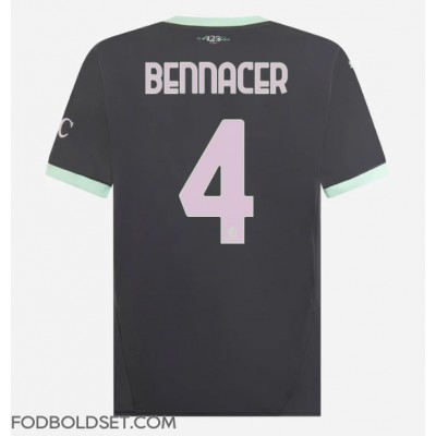 AC Milan Ismael Bennacer #4 Tredjetrøje 2024-25 Kortærmet AC Milan Ismael Bennacer #4 Tredjetrøje 2024-25 Kortærmet